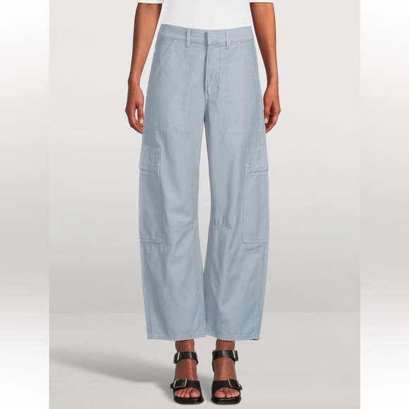 Citizens Of Humanity Pants - NWT Citizens Of Humanity Light Blue Wide-Leg Cargo Pants